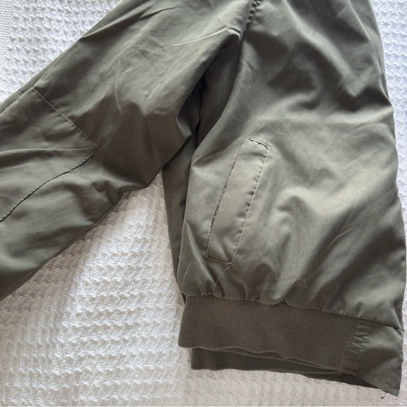 Green Zip-Up Bomber Jacket size small - Picture 11 of 11